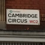 Cambridge Circus Sign - Charnowalks other London tours